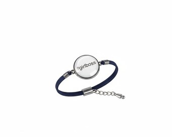 Pendant Bracelet - #girlboss