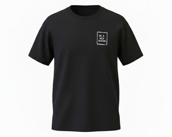 T-shirt noir adulte Be a Nice Human