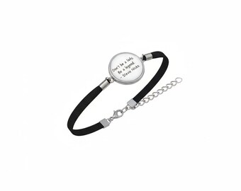 Pendant Bracelet - Don't be a lady.  Be a legend.