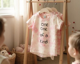 One of a Kind Tee.  Pink Tie Dye.  Size 2T