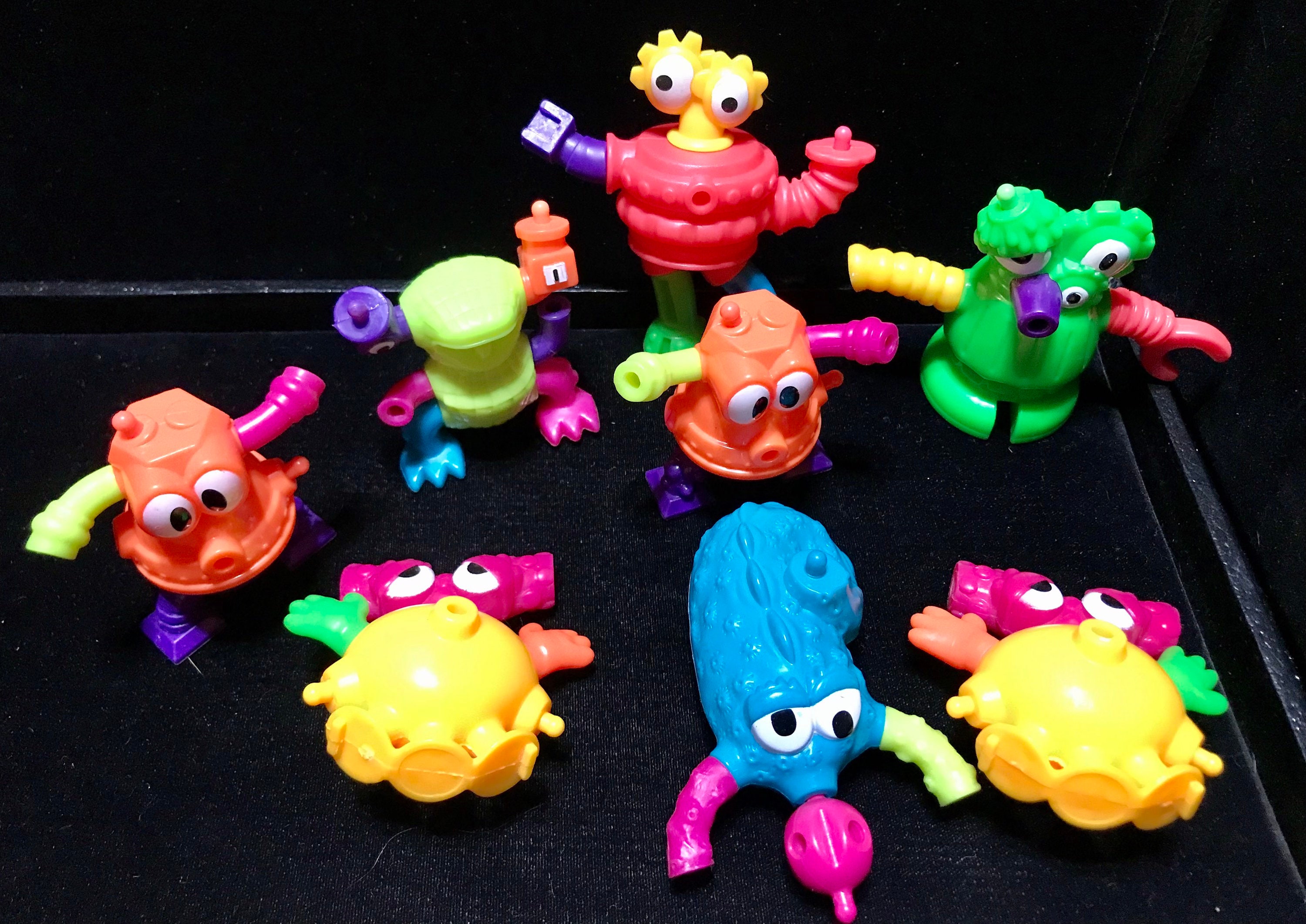 1996 Mcdonald's Nickelodeon Tangle-twist-a-zoids - Etsy