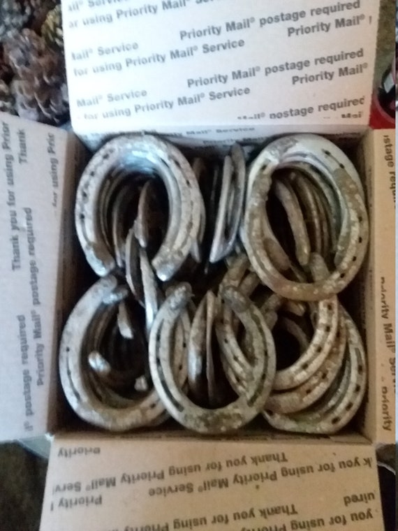 Lot Of 50 Used Horseshoes From Texas Equine Rustic Cowboy, 58 OFF