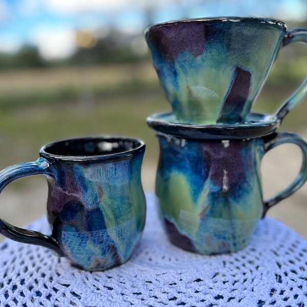 Ceramic Pour Over Coffee Maker Etsy