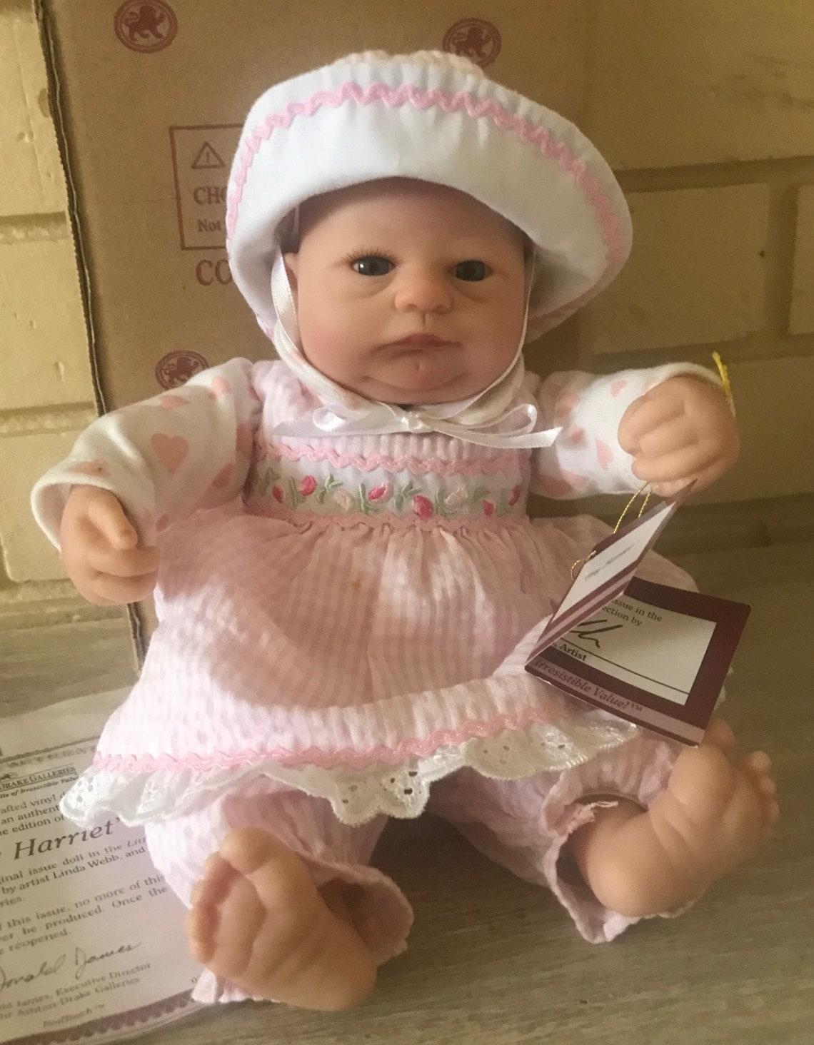 Vintage Ashton Drake Doll Real TouchTina Harriet retired Etsy