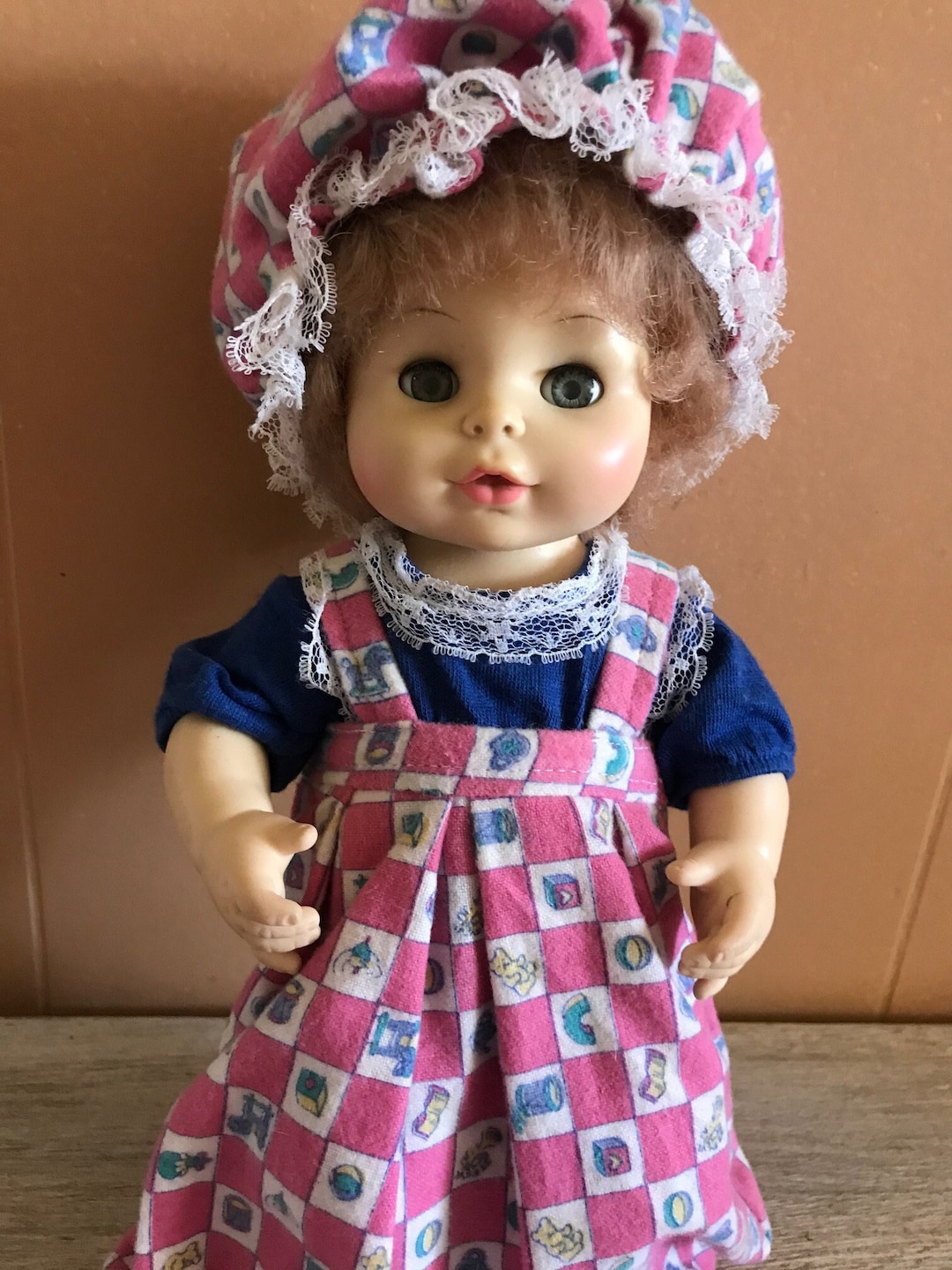 Vintage Doll, Horsman Doll, 11 Blue Sleep Eyes, Drink and Wet, Dolls