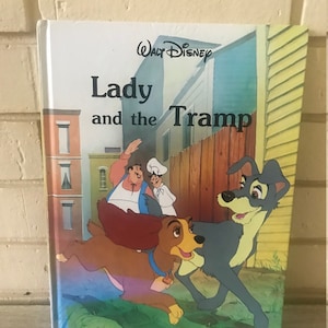 Vintage Children&#39;s books, &quot; The Lady and the Tramp&quot; Walt Disney, Books, music and movies.