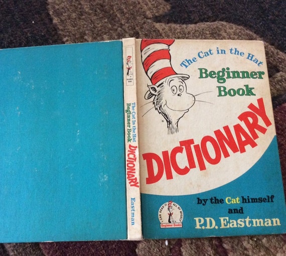 Vintage Books, Dr. Seuss, Dictionary, the Cat in the Hat, Beginner