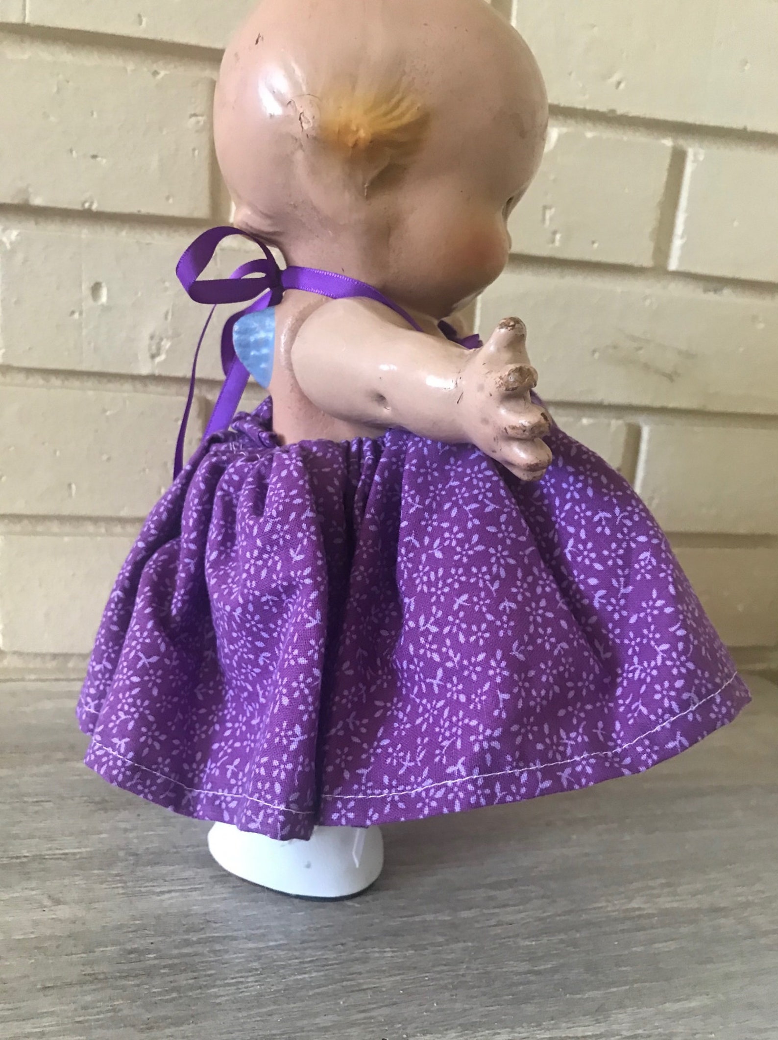 Kewpie Doll, Antique Kewpie Doll by Rose O Neill, Wings, Composition