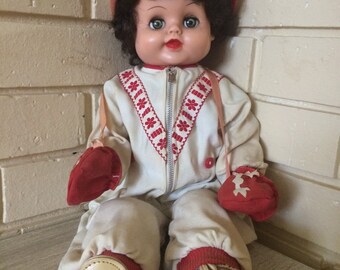 Vintage  R&B Arranbee doll, Rubber dolls,  toys and games, dolls from the 50's, pretend play.