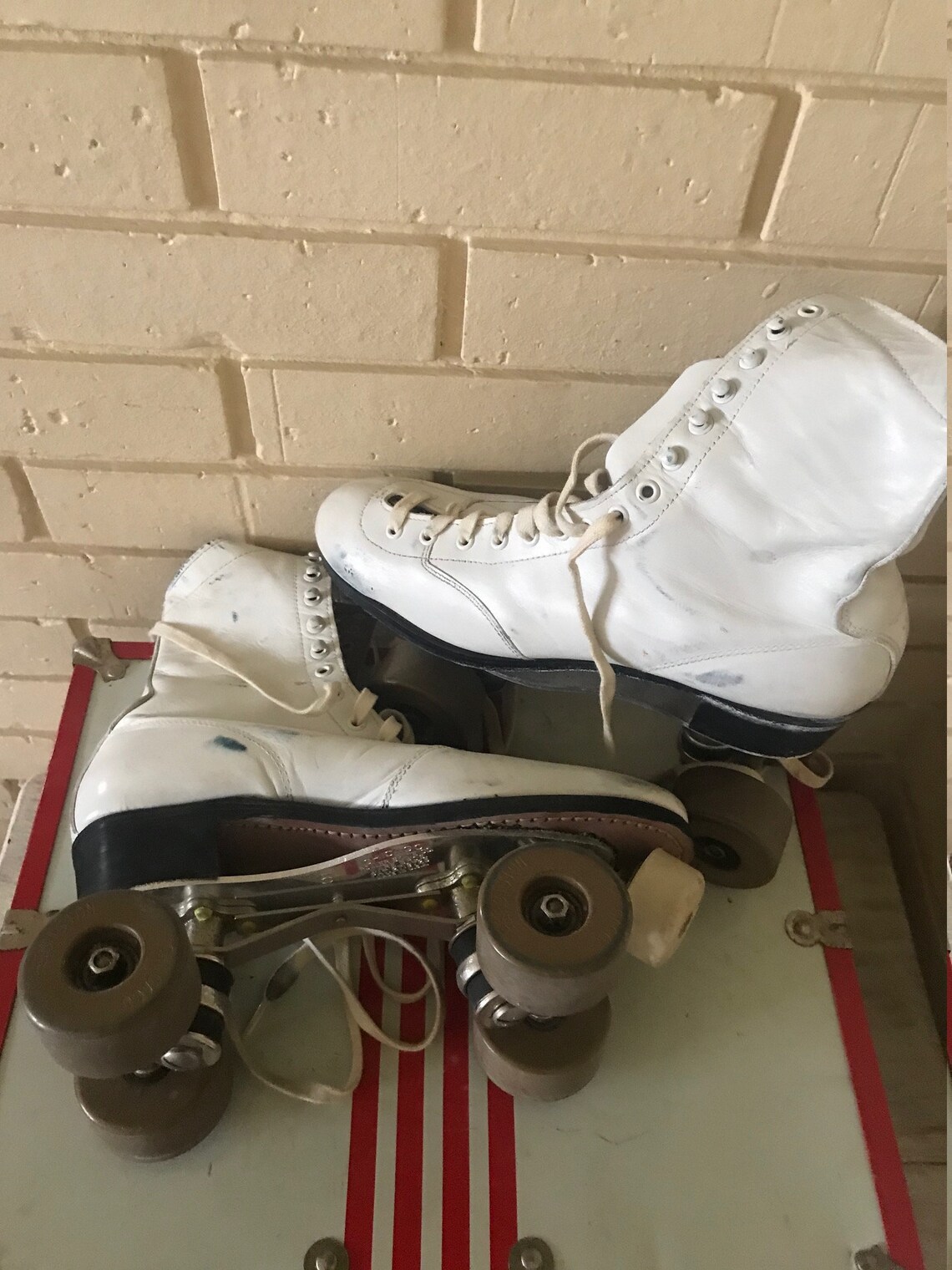 Vintage Ladies Roller Skates Chicago Roller Skates Size 8 Etsy