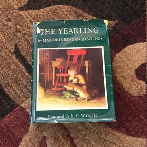 Vintage Books, The Yearling, by Marjorie Kinnan Rawlings 1939, A Classic Novel enjoyed by all ages. Books, Movies and Music.
