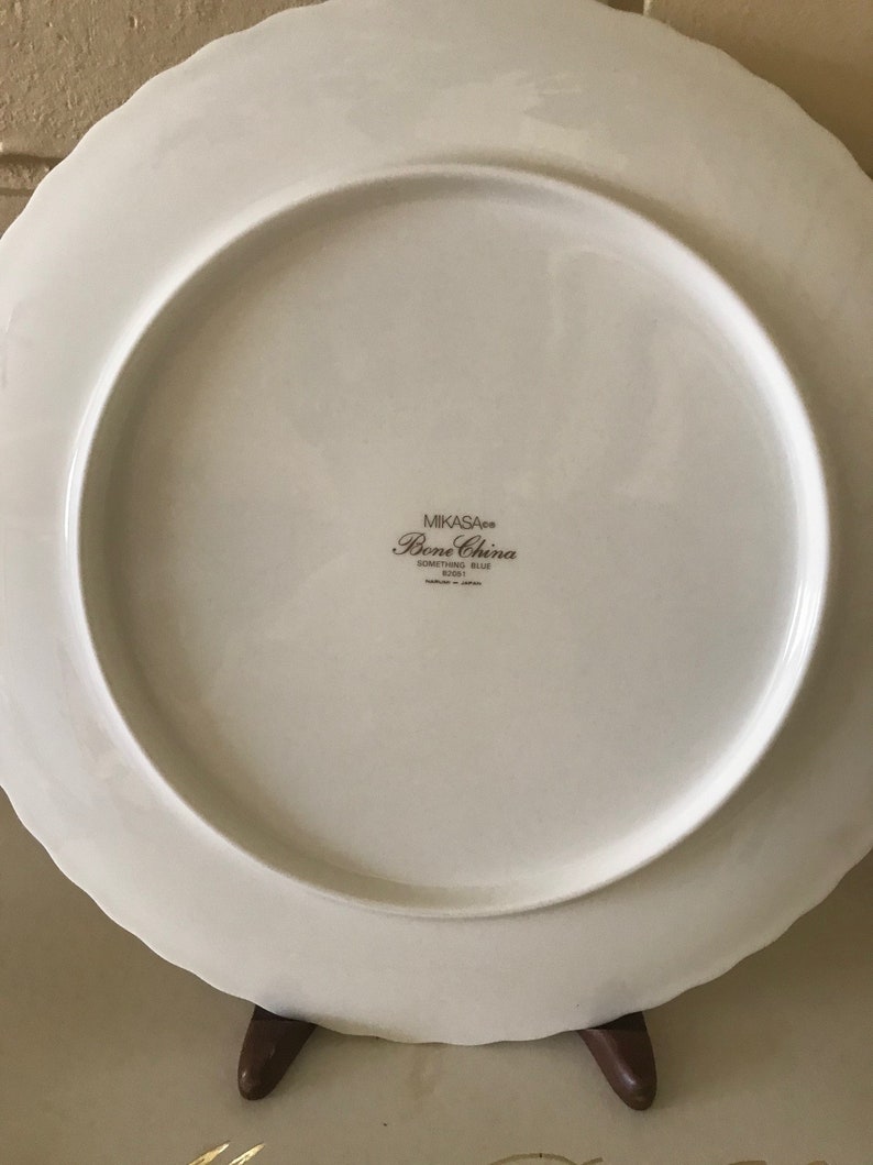 Mikasa Something Blue Cake Plate and Server - Thumbnail 2
