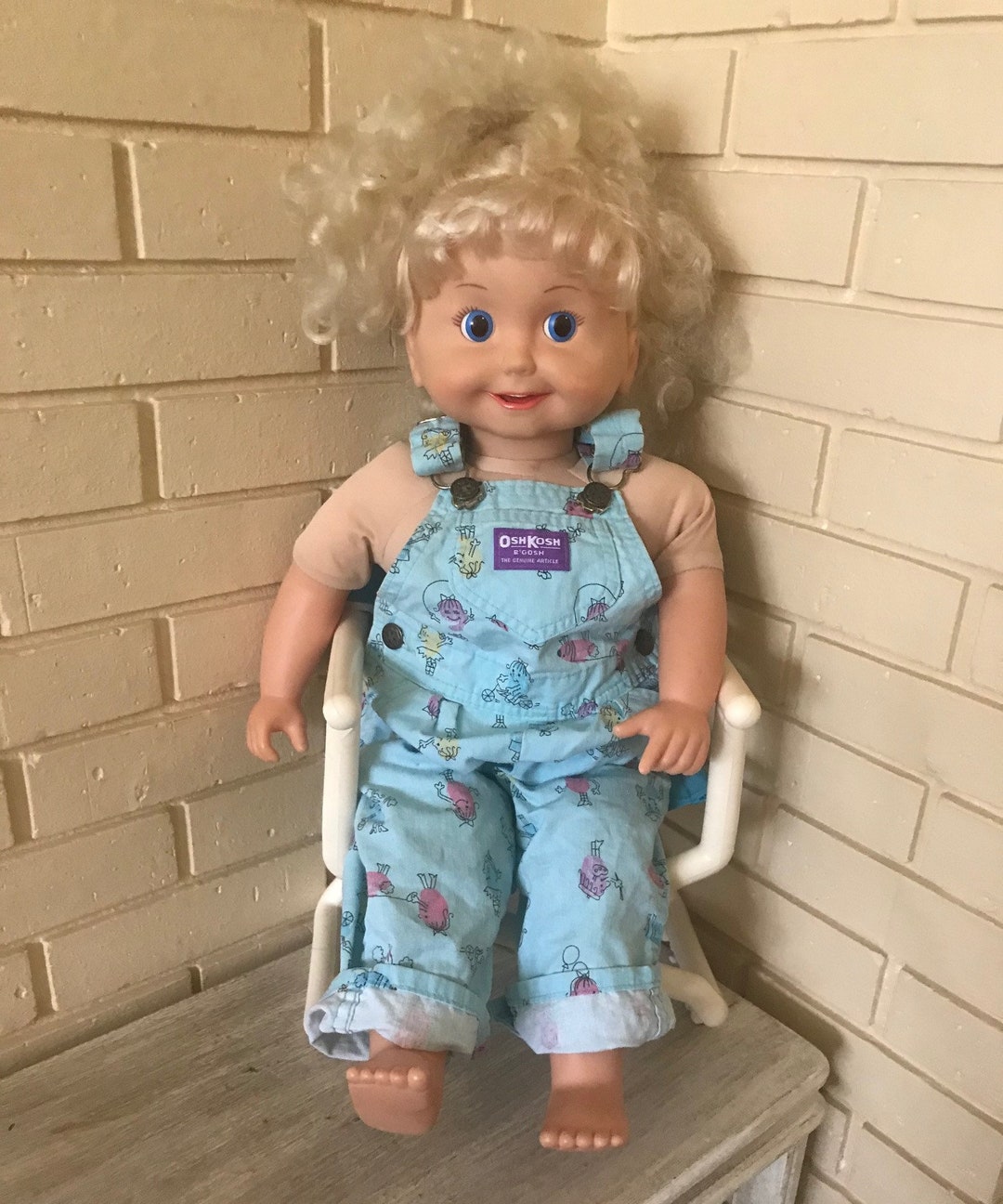 Vintage Dolls, Cricket Doll With Chair, by Ideal, Dolls and Toys, Toys