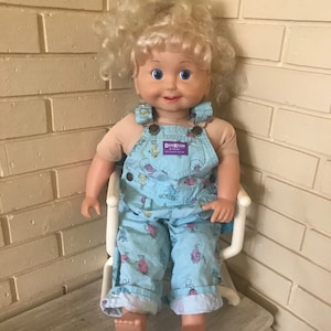 Vintage Dolls, Cricket Doll With Chair, by ideal, dolls and toys, toys and games.