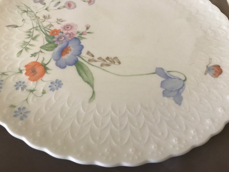 Mikasa Something Blue Cake Plate and Server