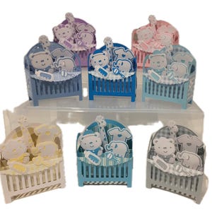 Handmade Card in a box style Baby Cards