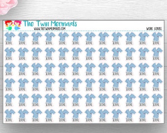 Work Scrubs Planner Stickers