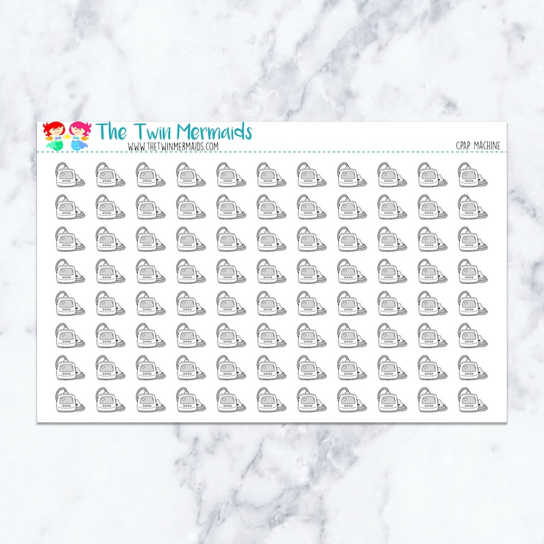 CPAP Machine Planner Stickers - Etsy