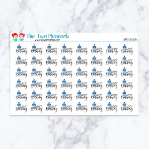 Water Delivery Planner Stickers