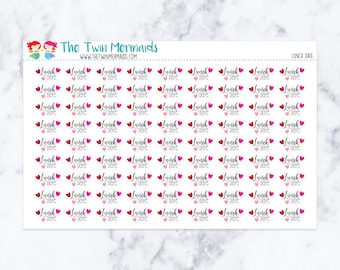 Lunch Date Planner Stickers