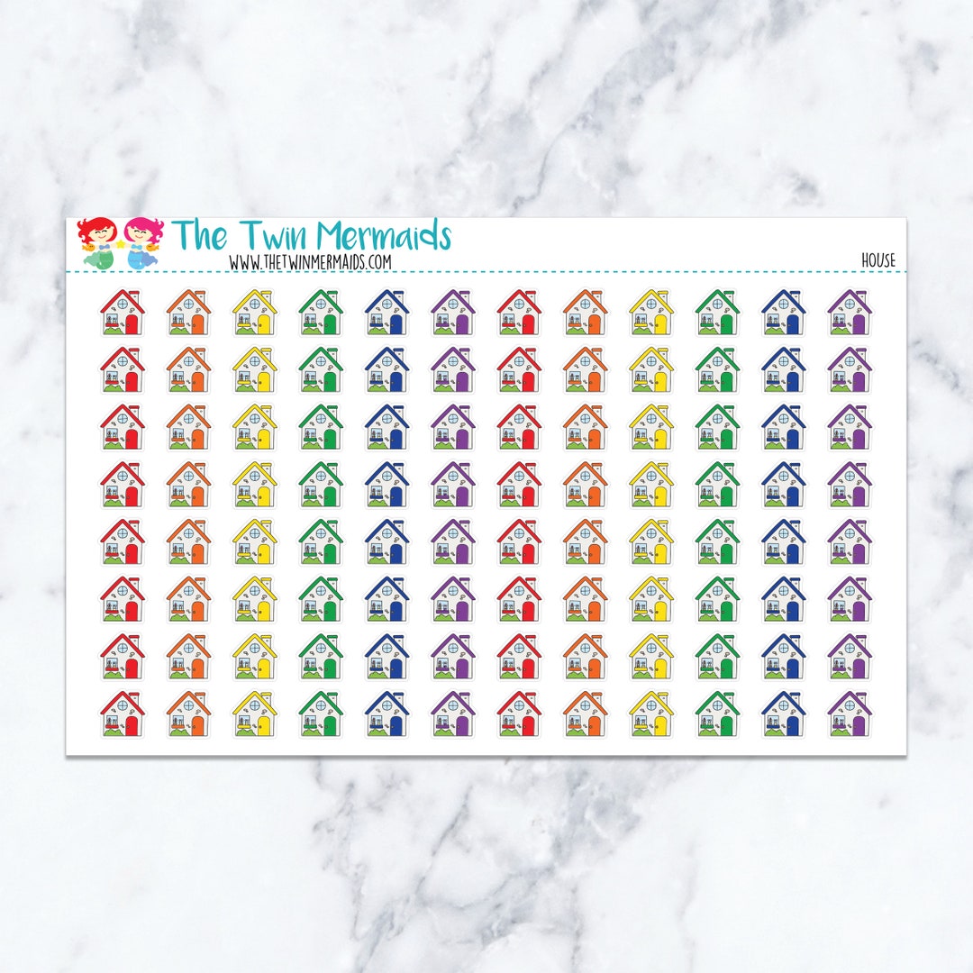 House Planner Stickers - Etsy