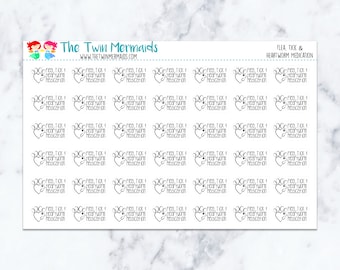 ノミ・ダニ・フィラリア予防薬服用プランナーステッカー