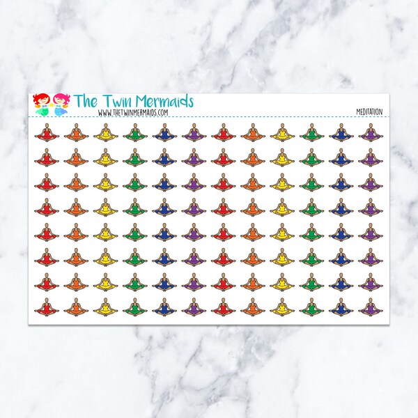 Meditation Planner Stickers