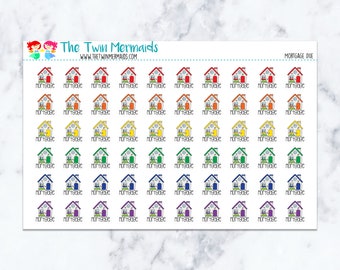 Mortgage Due Planner Stickers