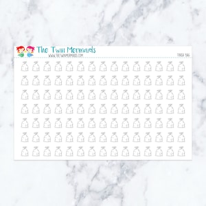 Trash Bag Planner Stickers