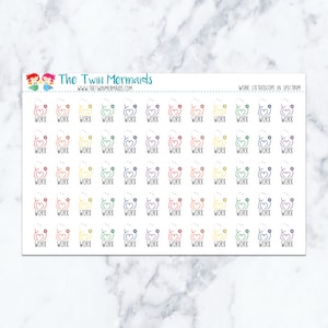 Work Stethoscope in Spectrum Planner Stickers