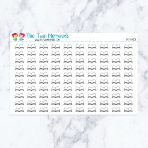 Open Book Planner Stickers