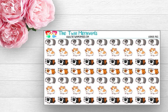 Guinea Pig Planner Sticker | Etsy