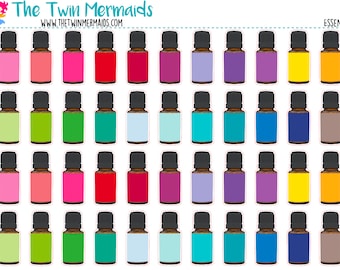 Essential Oils Planner Stickers