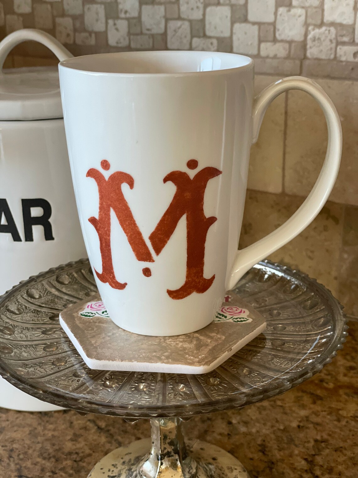 Personalized Mug Coffee Mug Coaster Gift Set Mothers Day Etsy UK