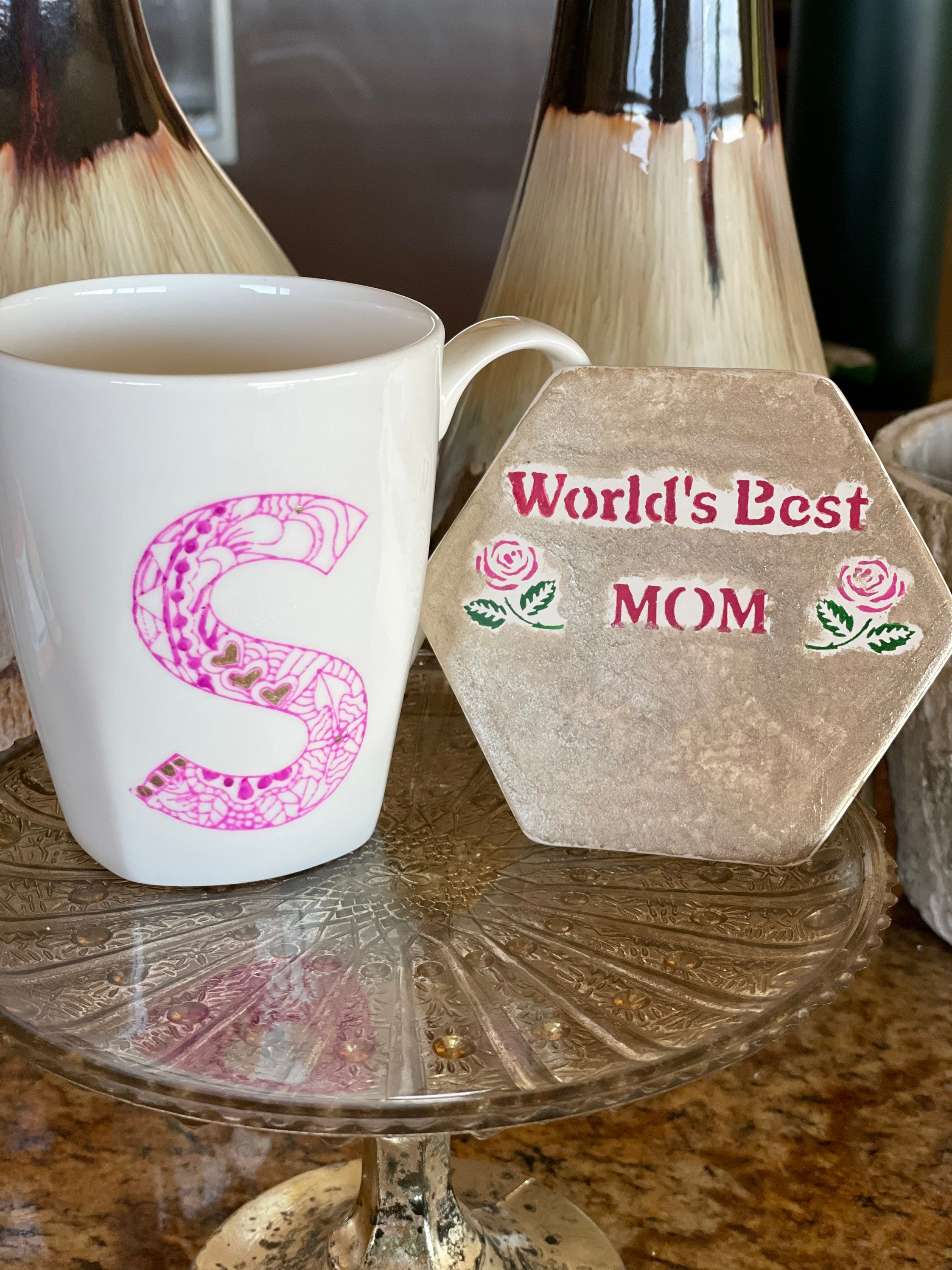 Personalized Mug Coffee Mug Coaster Gift Set Mothers Day Etsy UK