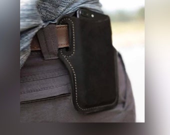 Leather Holder #DK7133 Pirate Leather Phone Holder