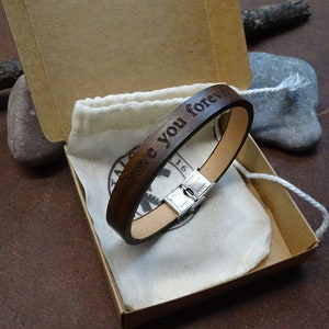Bracelets en cuir faits main de haute qualité Bracelets en cuir gravés personnalisés Bracelets prénom en cuir tressés personnalisés. Fabriqué en Italie image 6