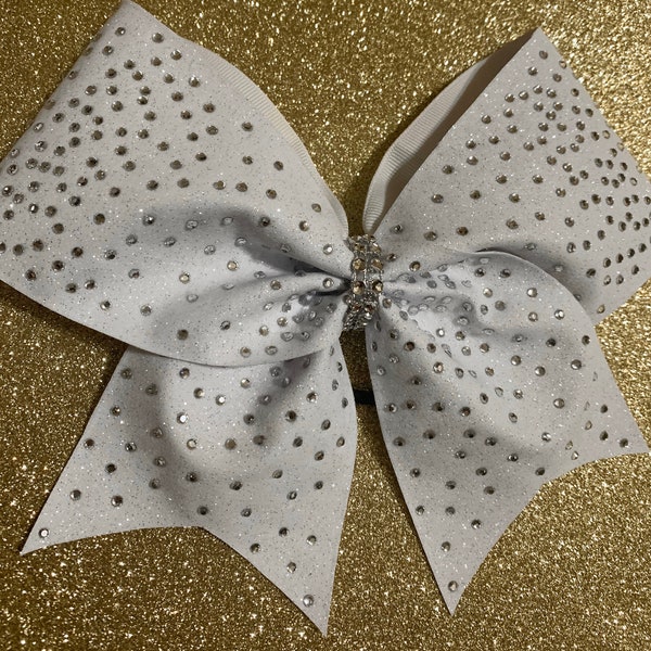 White Cheer Bow