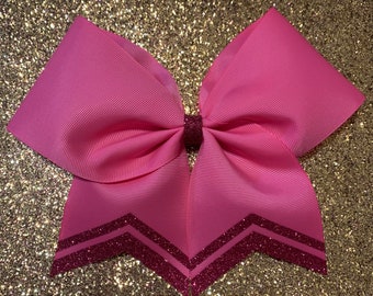 Pink Cheer Bow