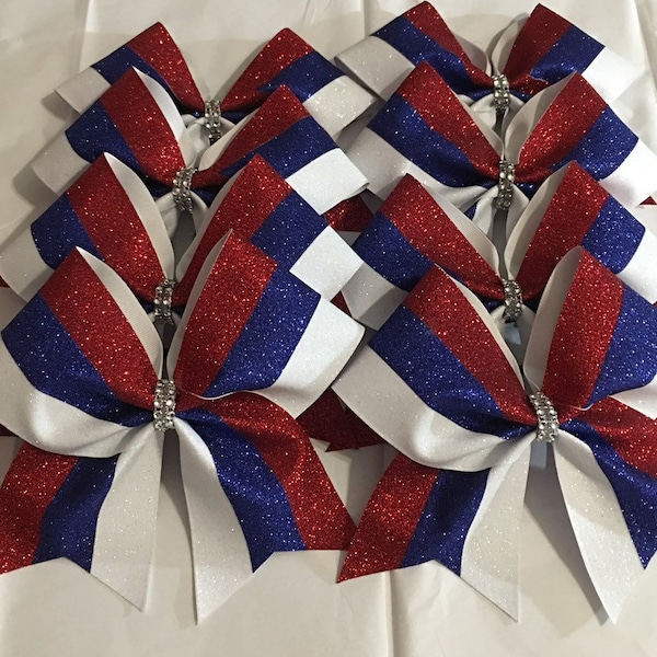 Red Cheer Bow - Etsy