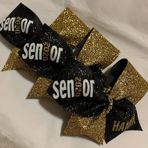 Senior Cheer Bow Keychain