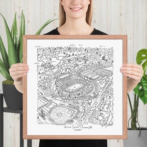 Stade Eugene Oregon encadré !