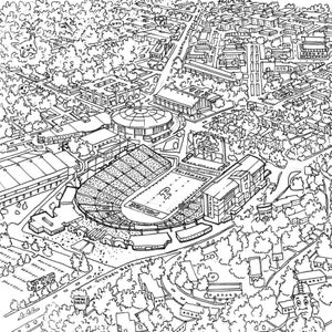 West Lafayette Stadium Print!