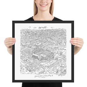 Happy Valley Stadium Framed Print
