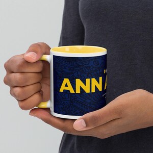 Tasse de carte de stade d'Ann Arbor !