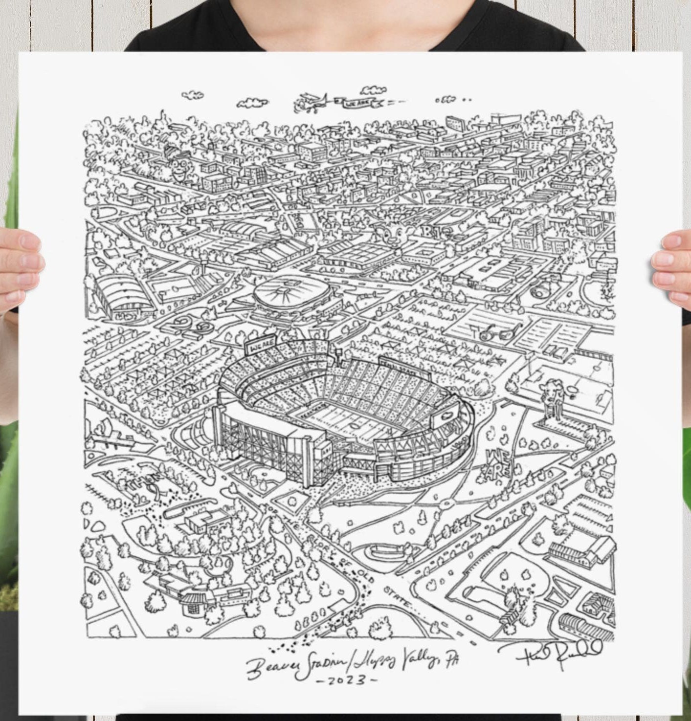 Happy Valley Stadium Print!
