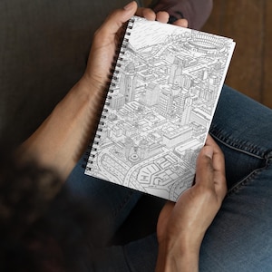 Carnet de cartes dessinées à la main de Cincinnati