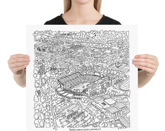 East Lansing Stadium Print!
