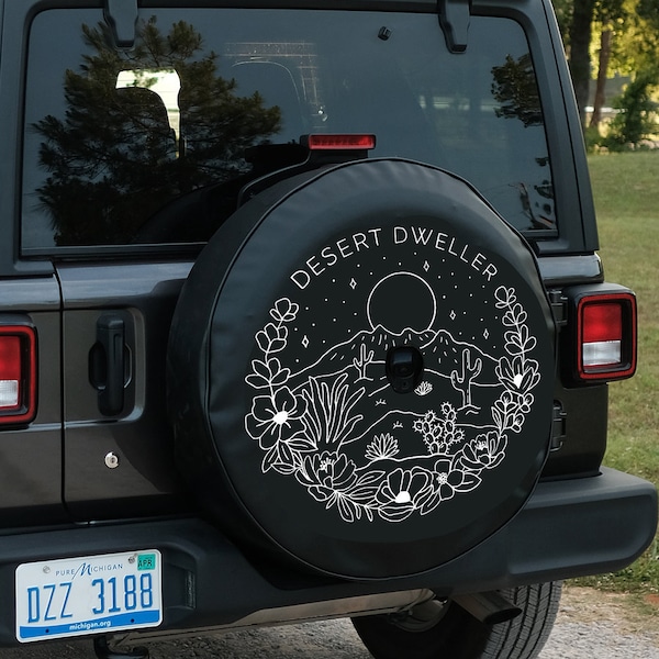 Jeep Tire Cover With Camera Hole Etsy