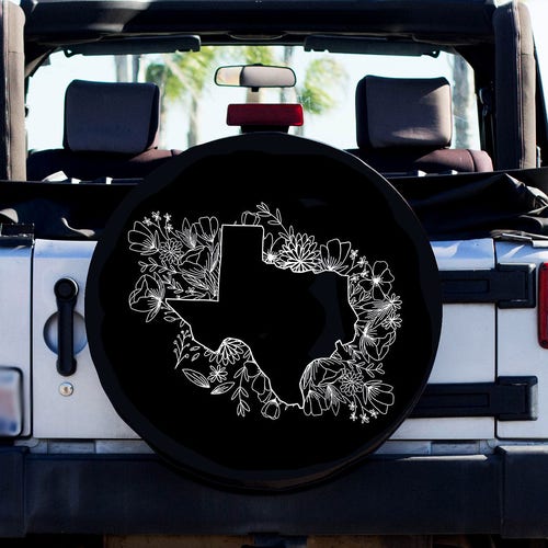 Bull Skull Flowers Tire Cover Spare Tire Cover Custom Tire Etsy